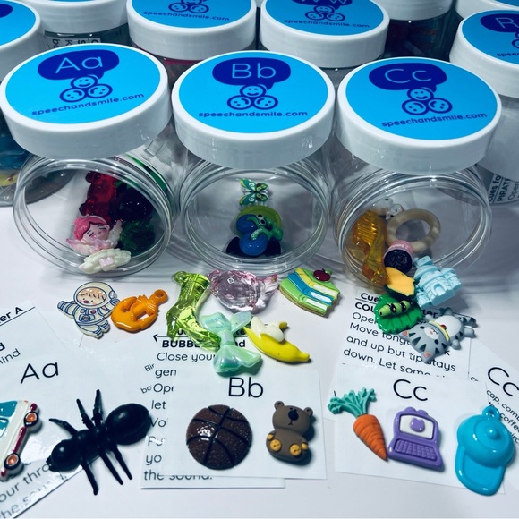 Speech and Smile Other - Alphabet Set 260 Objects Beginning Sound Mini Objects  Montessori Sound Objects